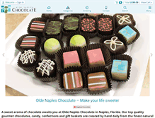 Tablet Screenshot of oldenapleschocolate.com